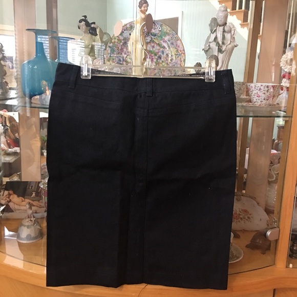 Theory dark wash denim jean mini skirt - Picture 8 of 13